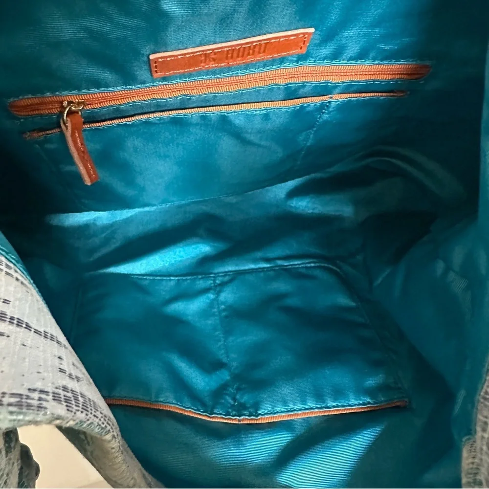 Hobo International Gardner Cracked Glass Leather‎ Shoulder Bag